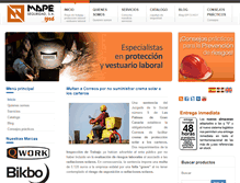 Tablet Screenshot of mape.es